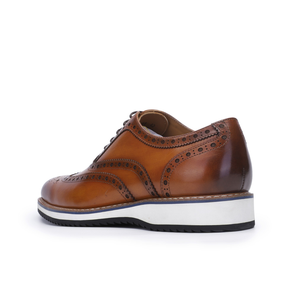 Man's Brown Casual Leather Shoes