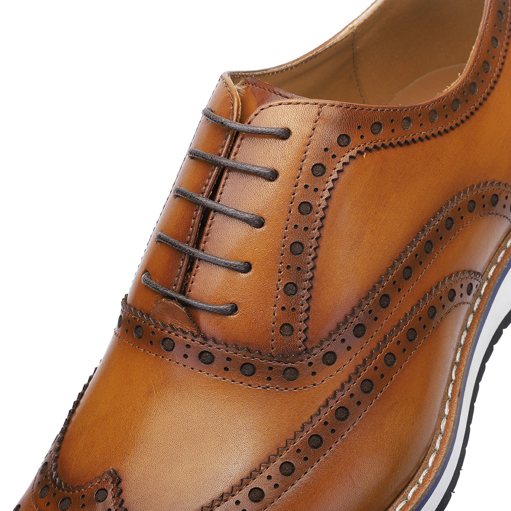 Man's Brown Casual Leather Shoes