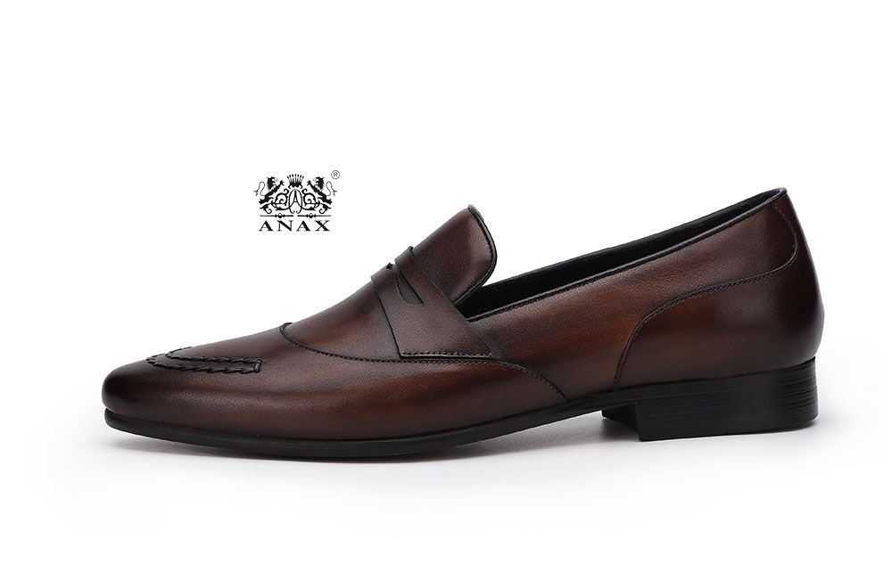 Man's Loafers Leather Shoes