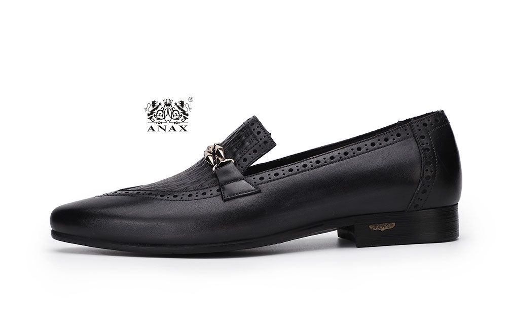 Hollow Design Buckle Loafers Shoes