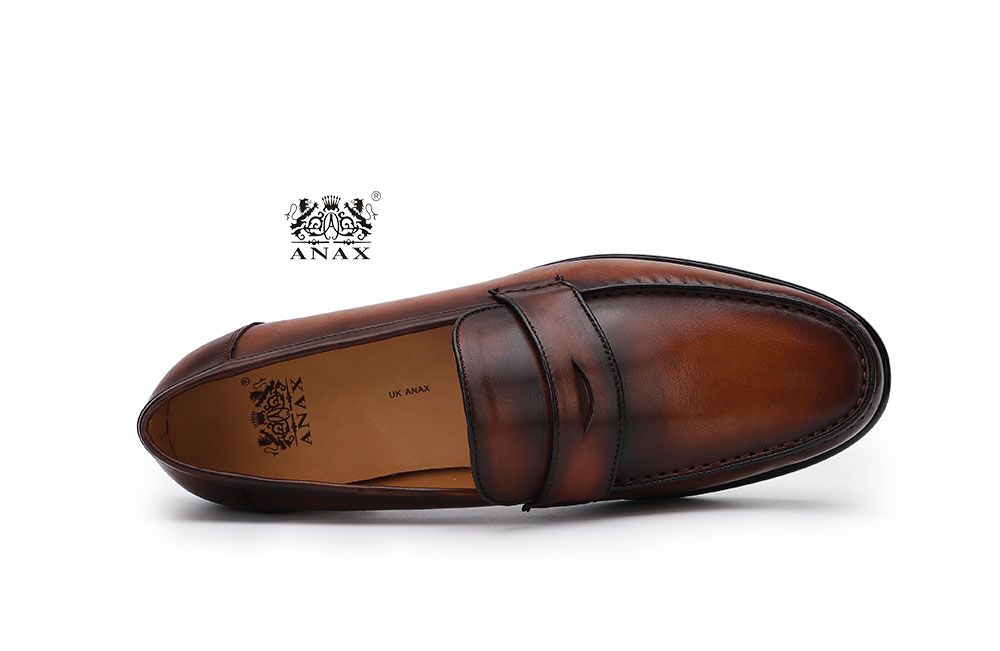 Man's Loafers Leather Shoes