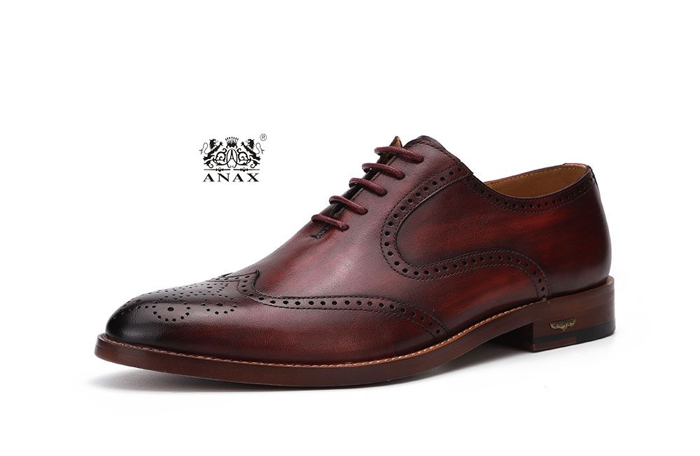 Man's Brogue Leather Shoes