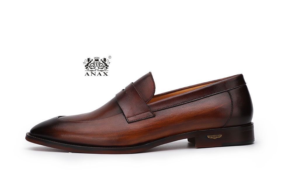 Man's Leather Loafers Shoes