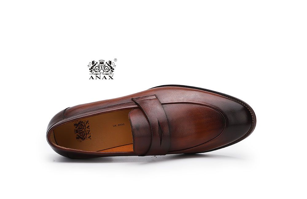 Man's Leather Loafers Shoes