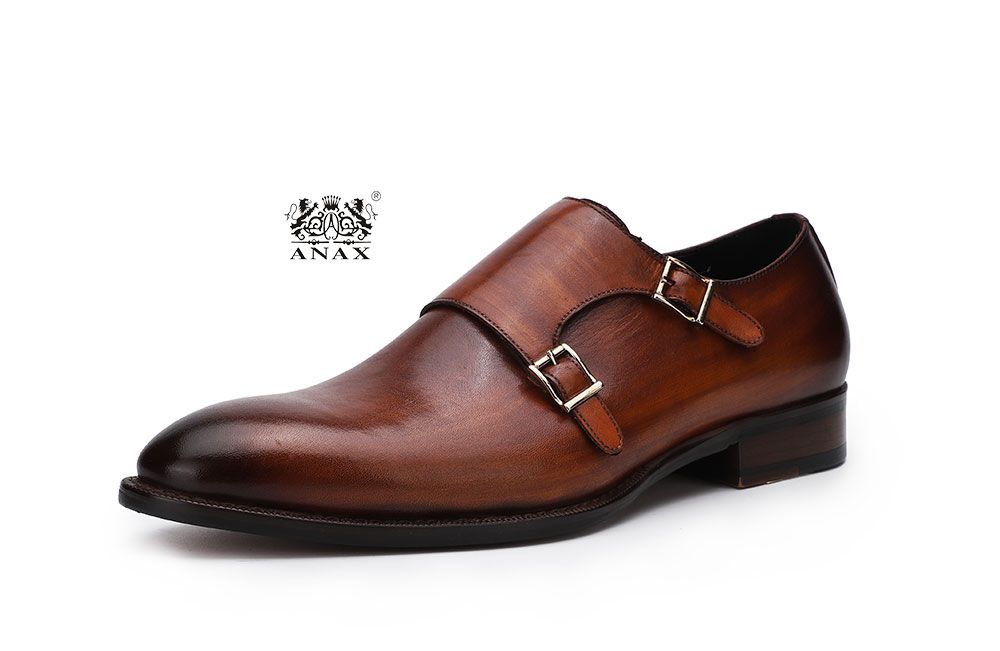 Leather Buckle Loafers Shoes