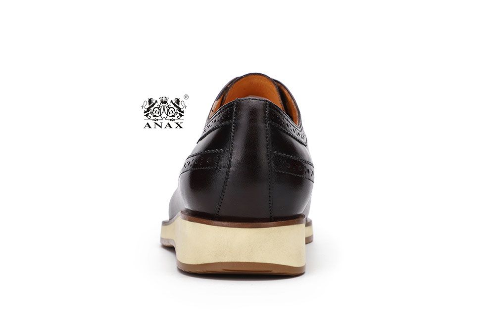 Brown Man's Lace-up Casual Shoes