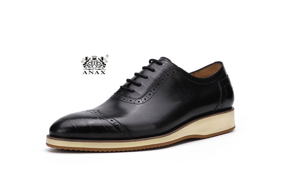 Black Leather Casual Shoes