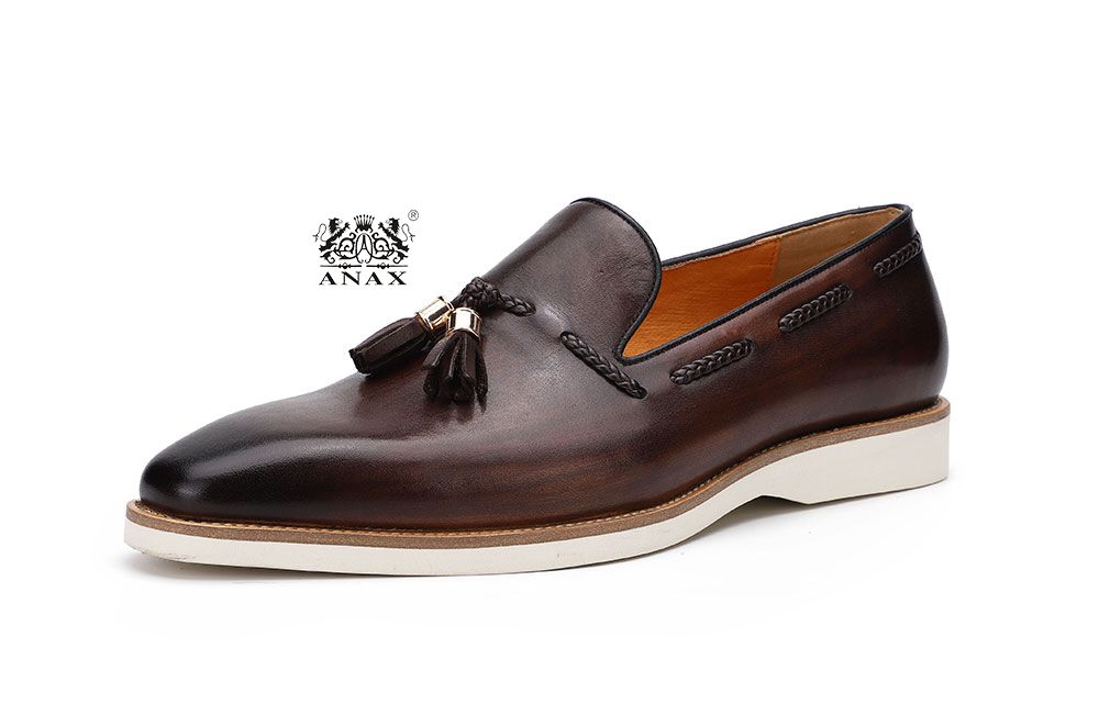 Tassels Loafers Leather Casual Shoes