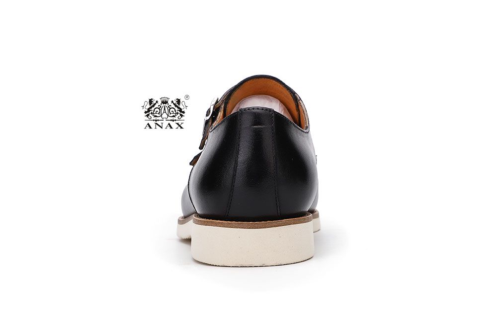 Genuine Cow Leather Buckle Casual Shoes