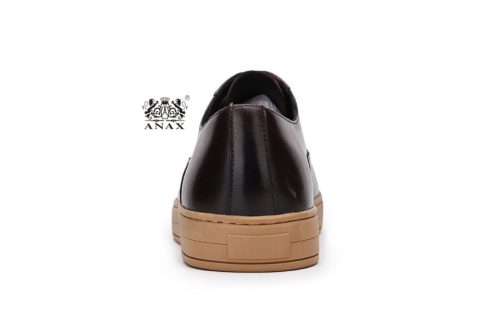 Man's Leather Lace-up Casual Shoes