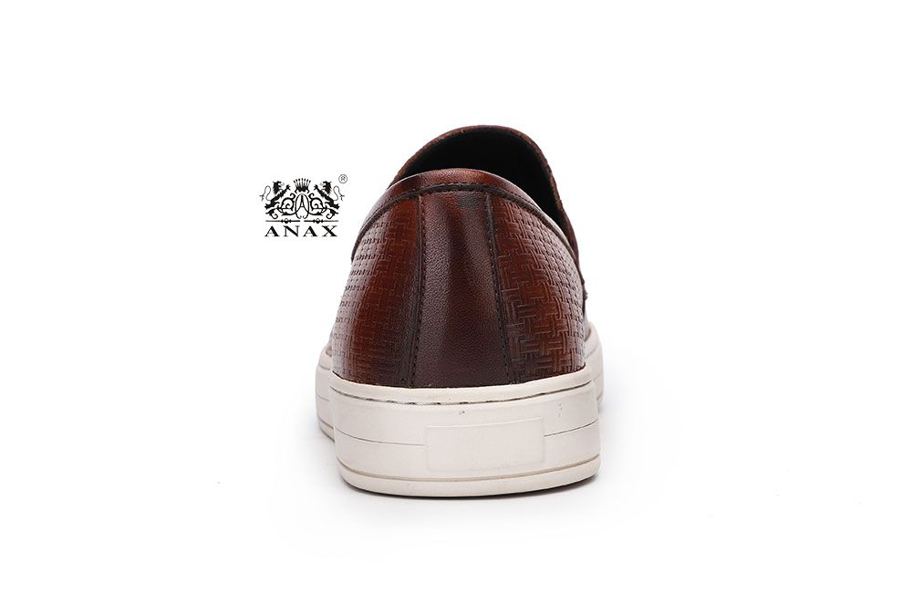 Man's Loafers Leather Causal Shoes