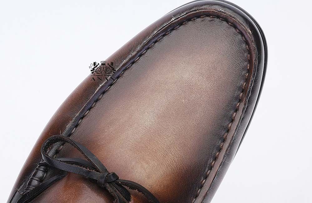 Leather Tassels Slip-on Loafers Shoes