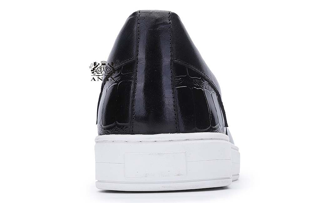 Leather Lace-up Casual Shoes Sneakers