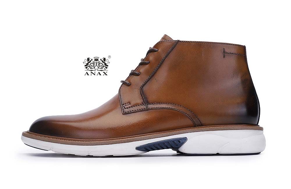 Leather Derby Boots Casual Shoes