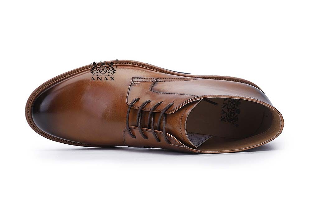Leather Derby Boots Casual Shoes