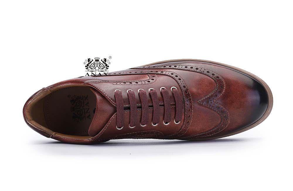 Leather Brogue Casual Shoes Sneakers