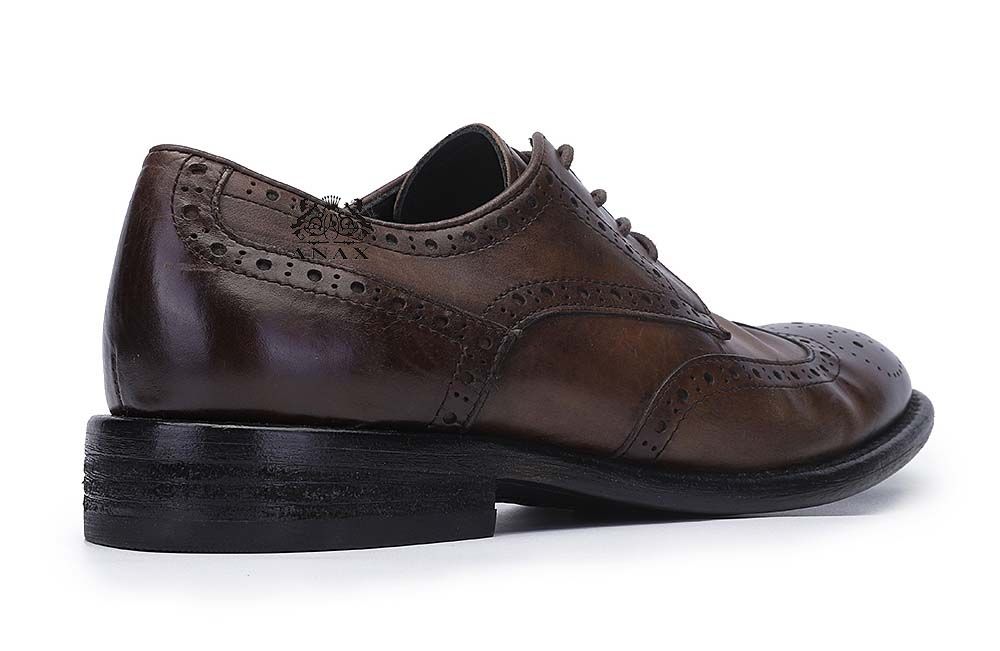 Cow Leather Brogue Derby Shoes