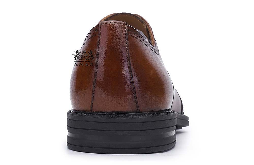 Brogue Leather Oxford Casual Shoes