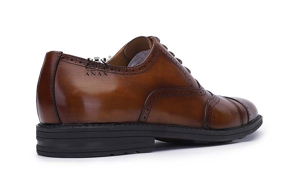 Brogue Leather Oxford Casual Shoes