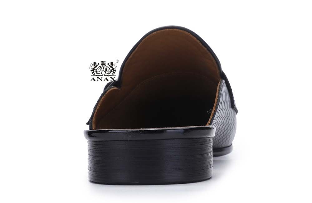 Leather Monk Strap Sandals Half Shoes