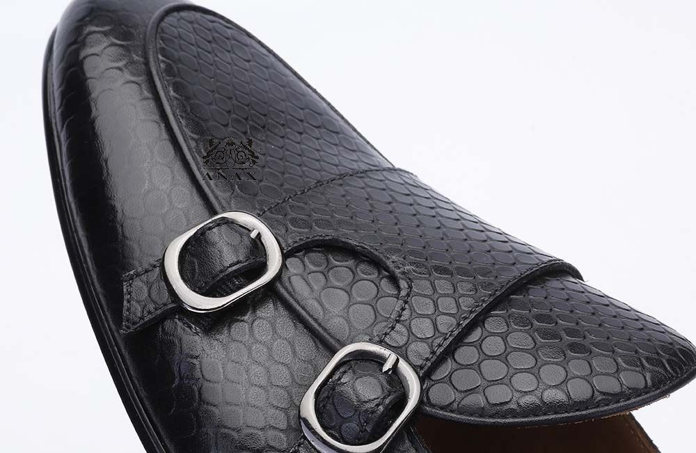 Leather Monk Strap Sandals Half Shoes