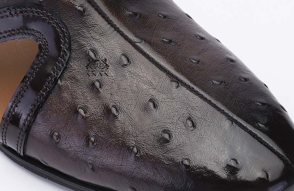 Leather Hollow Design Half Shoes Slipper Sandals