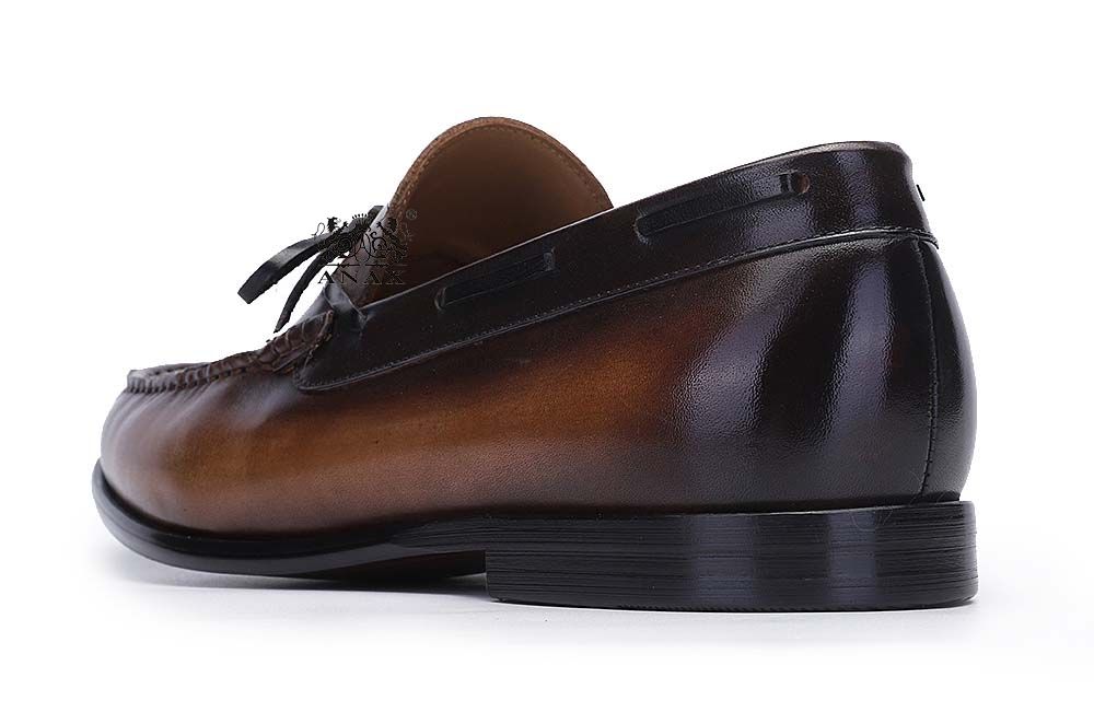 Leather Tassels Slip-on Loafers Shoes