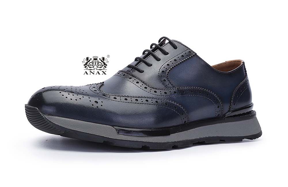 Leather Brogue Casual Sport Shoes