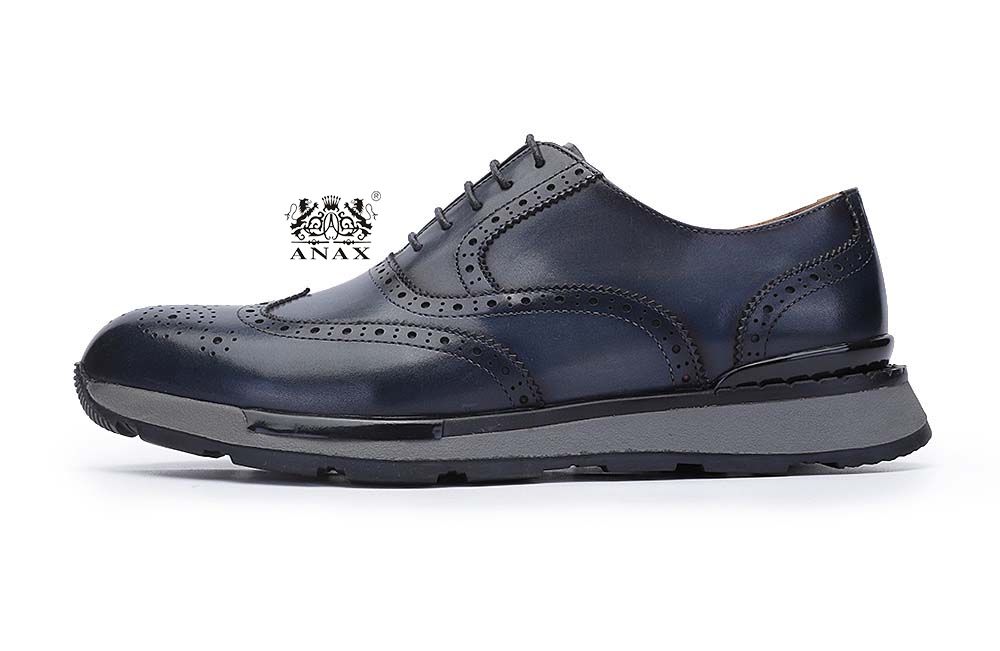 Leather Brogue Casual Sport Shoes