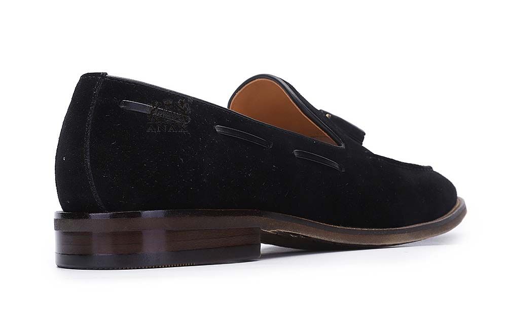 Cow Suede Leather Tassels Loafers Shoes