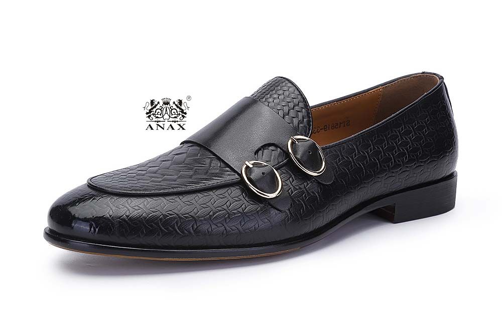 Man Monk Strap Loafers Shoes