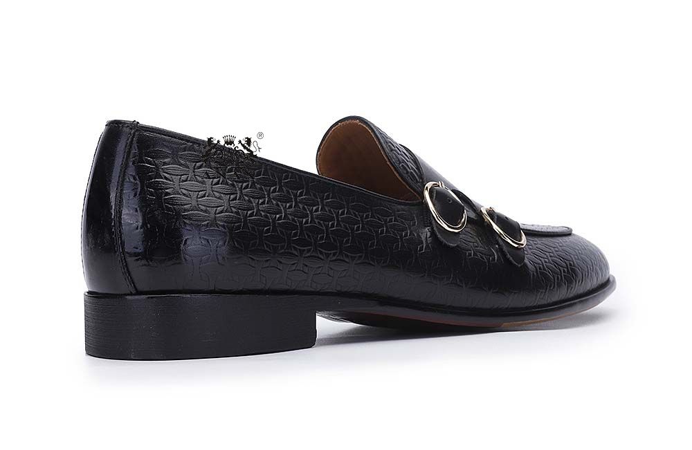 Man Monk Strap Loafers Shoes