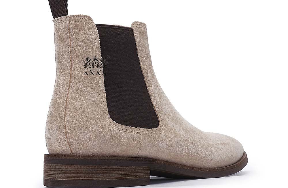 Cow Suede Leather Chelsea Boots