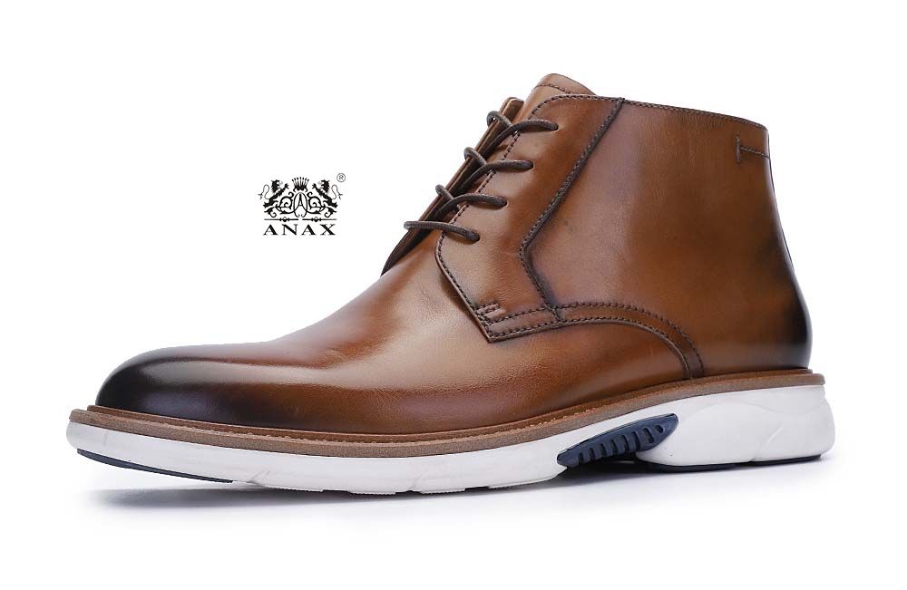 Leather Derby Boots Casual Shoes