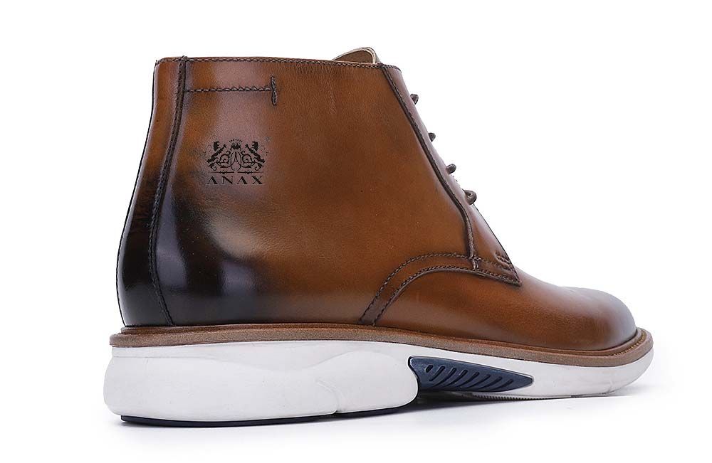 Leather Derby Boots Casual Shoes