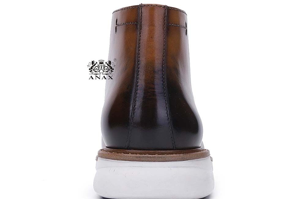 Leather Derby Boots Casual Shoes