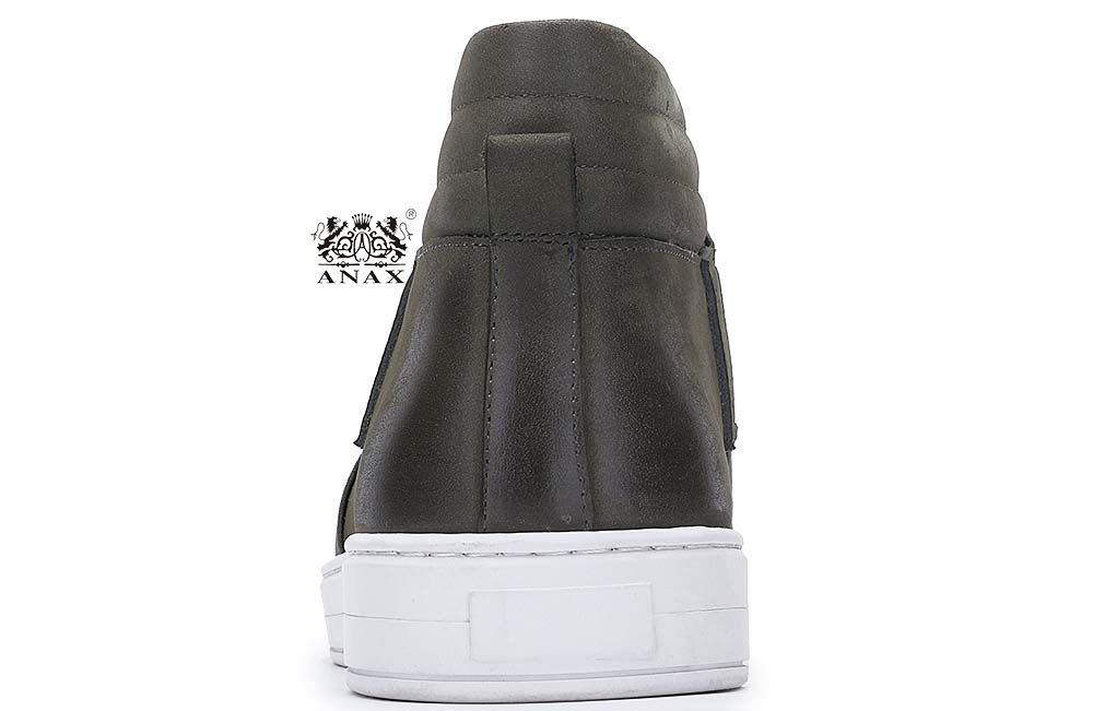 Canvas Leather High Top Shoes Boots