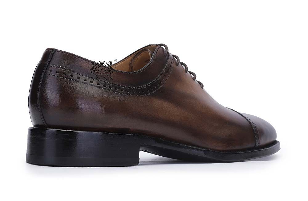 Cow Leather Brogue Oxford Shoes