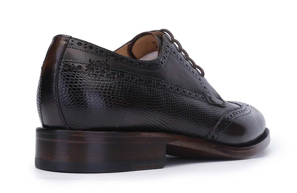 Leather Brogue Derby Shoes