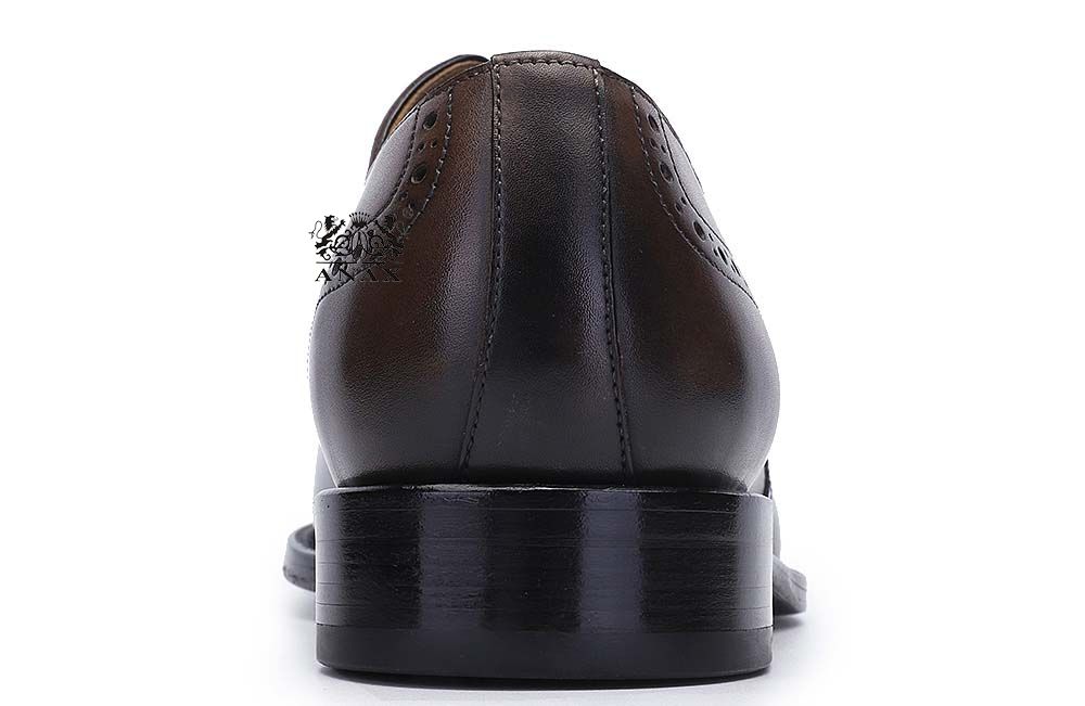 Leather Oxford Brogue Dress Shoes